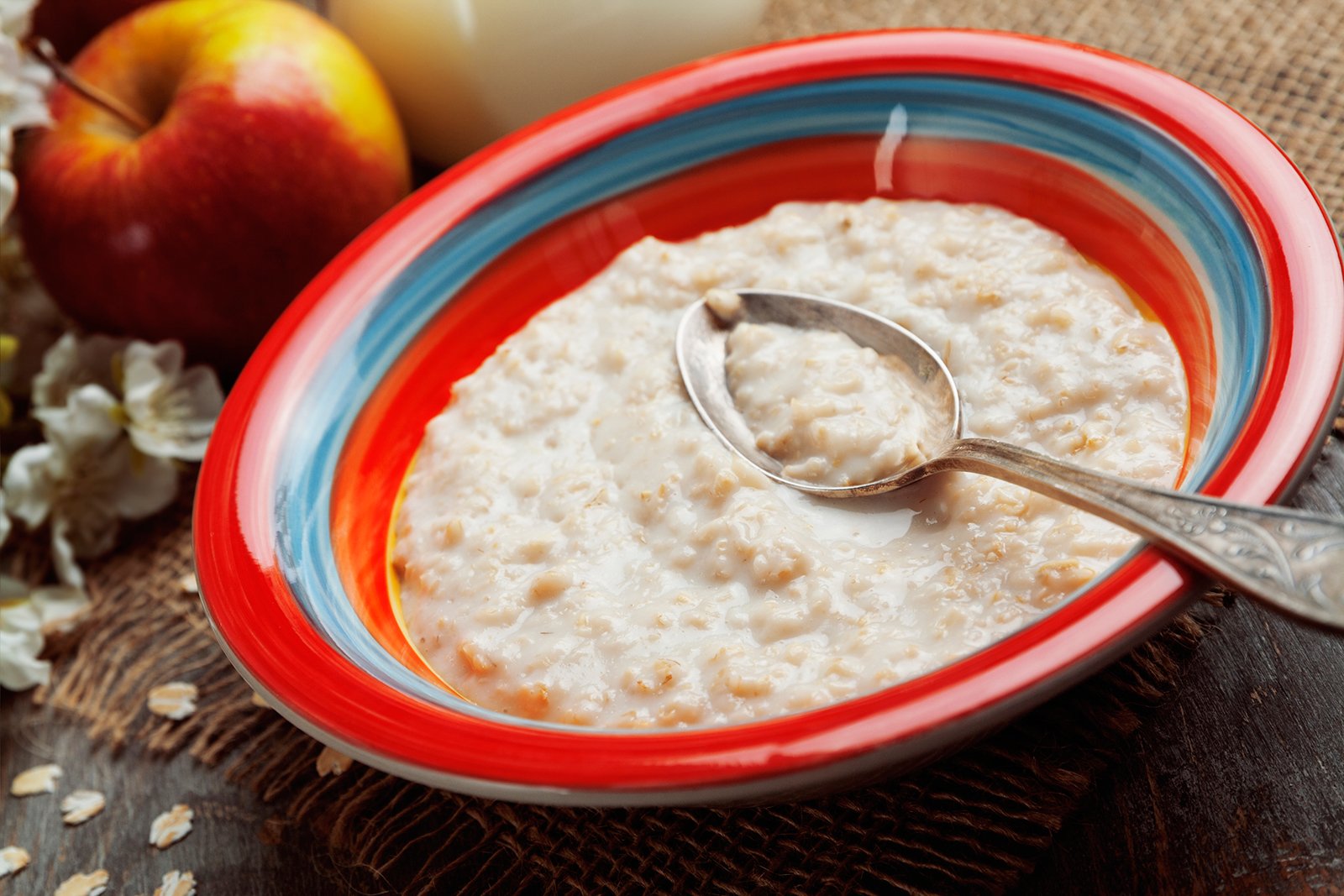 Apfel-Getreidebrei