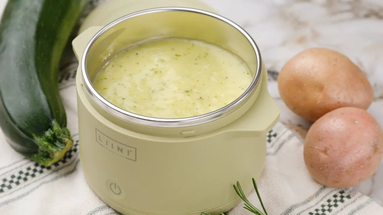 Hühnchen-Zucchini-Kartoffelbrei