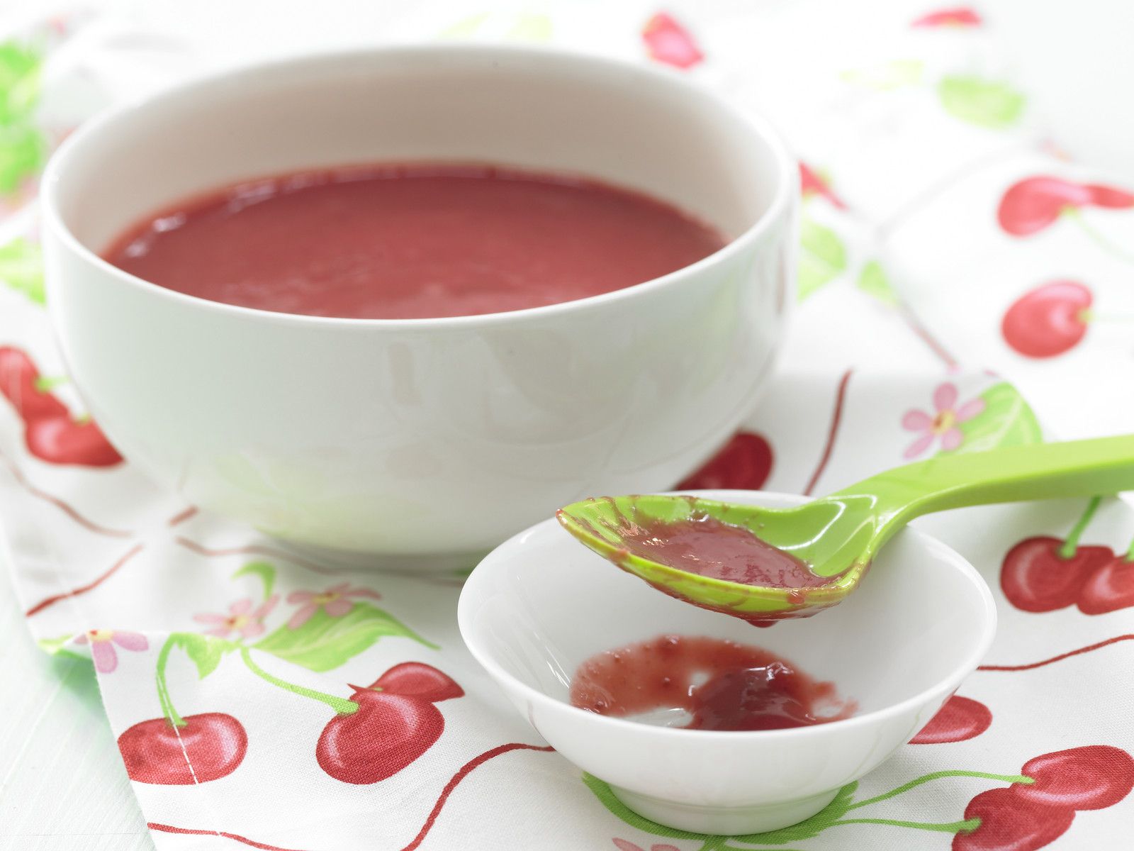 Kirsch-Getreidebrei 5 Kirsch-Getreidebrei