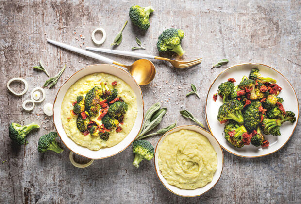 Gemüsebrei mit Broccoli
